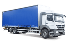 Car Hire Rhyl - 26 Tonne Curtain Side Lorry - Truck hire Rhyl