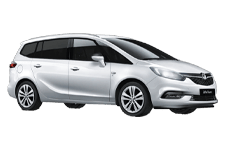 Car Hire Rhyl - Vauxhall Zafira 7-Seater - Minibus hire Rhyl